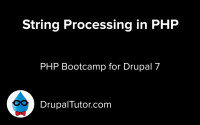 Working with Strings Working with Strings