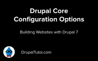 Other Core Configuration Options Other Core Configuration Options