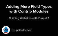 Contrib Field types Contrib Field types