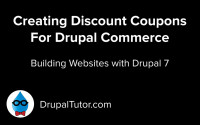 Giving Discounts with Coupons Giving Discounts with Coupons