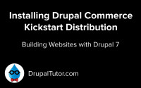 The Commerce Kickstart Distribution The Commerce Kickstart Distribution