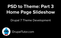 Building the Home Page Slideshow Building the Home Page Slideshow