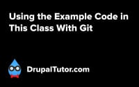 Using the Example Code in This Class Using the Example Code in This Class