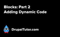 Blocks: Part 2 - Adding Dynamic Code