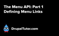 Menu API: Part 1 - Defining Menu Links Menu API: Part 1 - Defining Menu Links