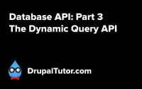 Database API: Part 3 - Dynamic Query API Database API: Part 3 - Dynamic Query API