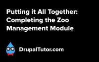 Putting it All Together - Completing the Zoo Management Module