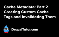 Cache Metadata: Part 2 - Custom Cache Tags and Invalidating Them Cache Metadata: Part 2 - Custom Cache Tags and Invalidating Them