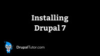 Installing Drupal 7