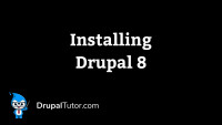 Installing Drupal 8