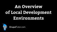 An Overview of Local Development Environments